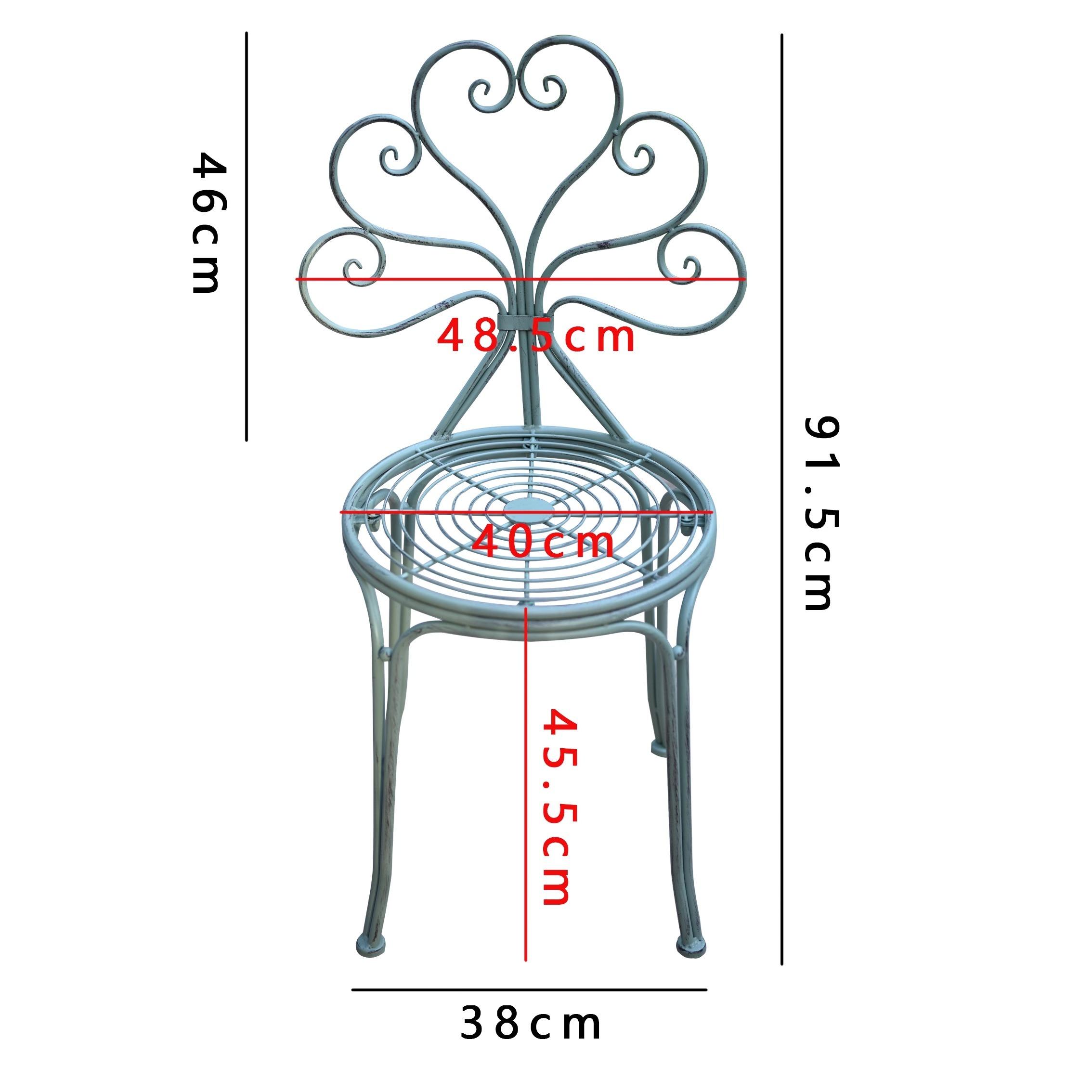 Bộ bàn ghế sắt sân vườn quán cà phê độc đáo SP001 23