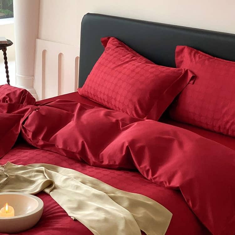 Bộ chăn ga cotton tình yêu vĩnh cửu JJ7156 8
