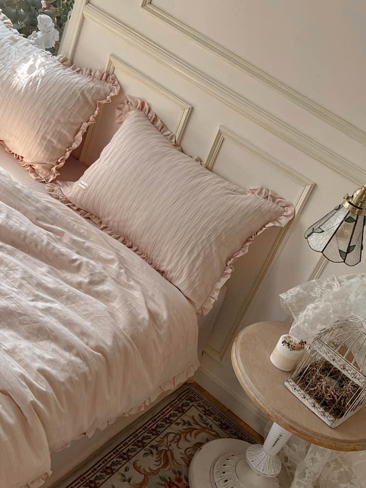 Bộ chăn ga gối Cotton gợn nước độc đáo ZH4012 10