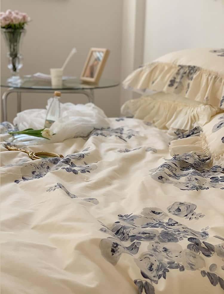 Bộ chăn ga gối cotton phong cách mùa thu MM0525 1 Bộ chăn ga gối cotton phong cách mùa thu MM0525 4