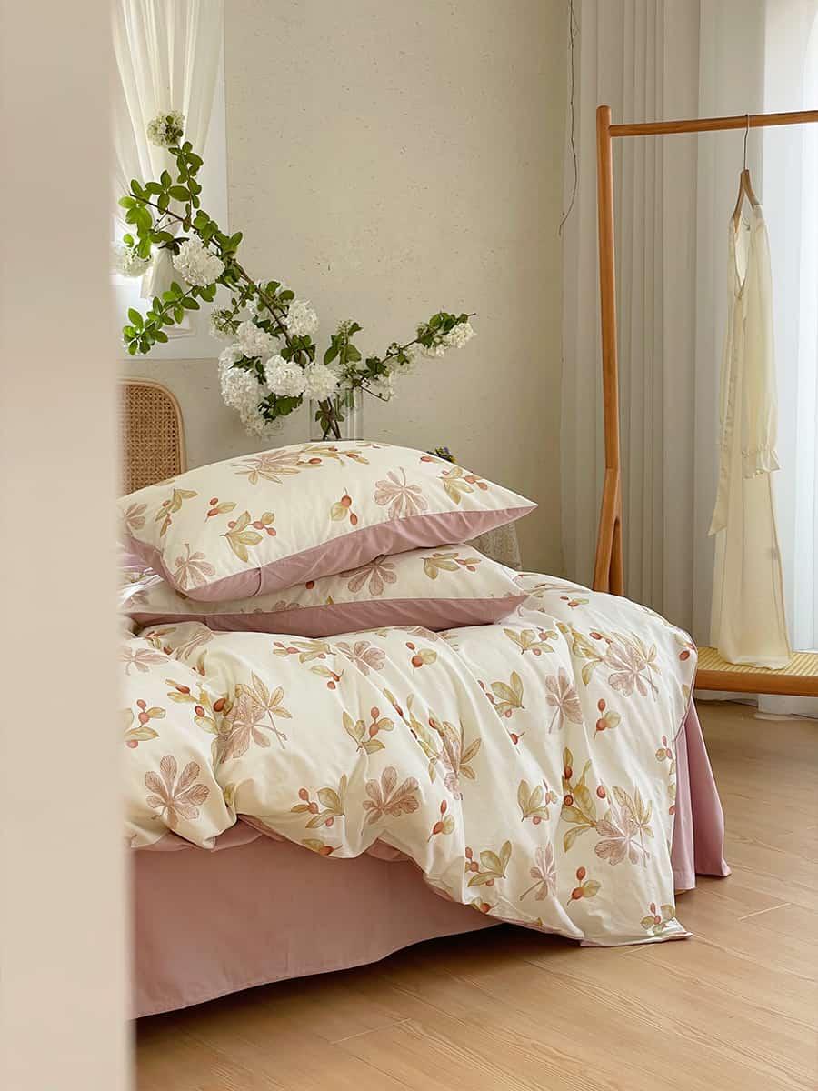 Bộ chăn ga gối họa tiết bông hoa nhỏ MM6713 6 Bộ chăn ga gối họa tiết bông hoa nhỏ MM6713 8