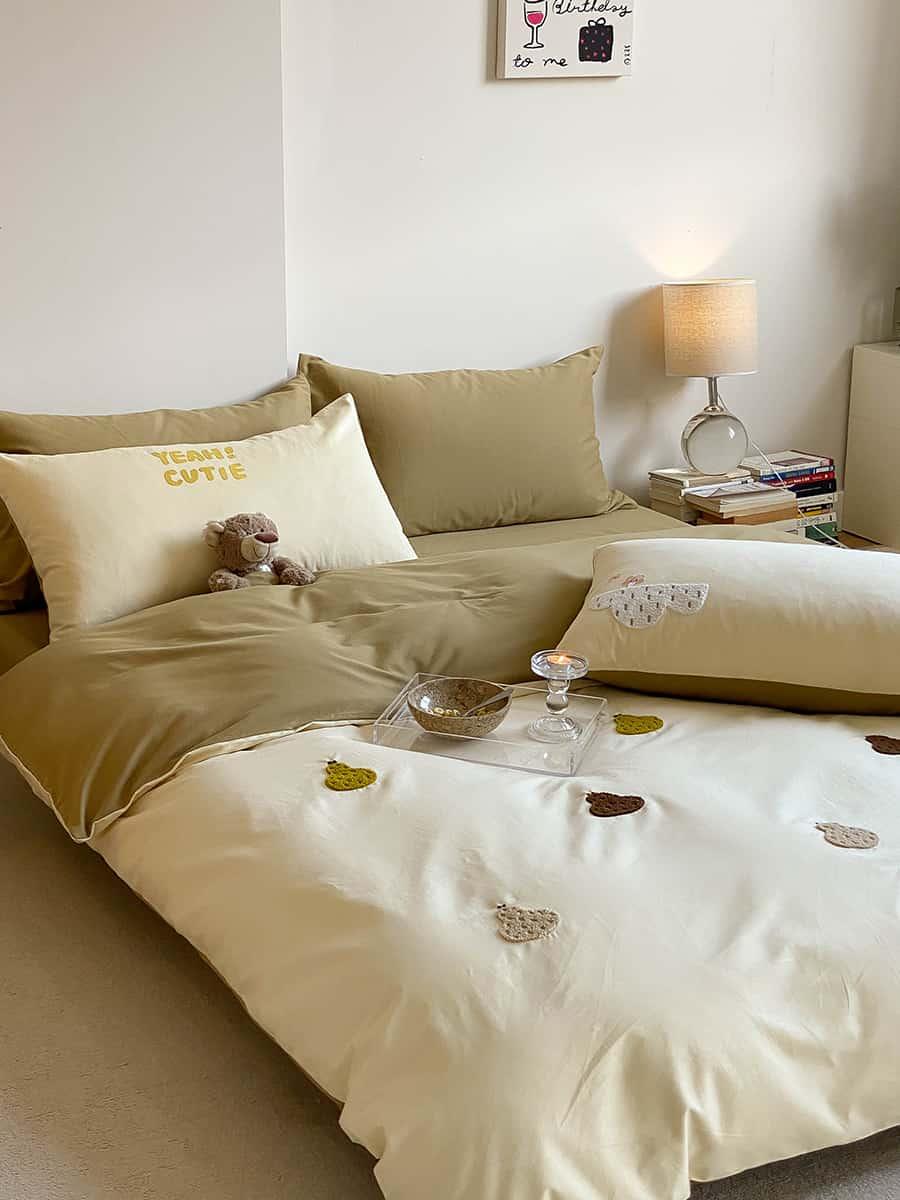 Bộ chăn ga gối họa tiết chú cừu bông cho bé MM9149 9 Bộ chăn ga gối họa tiết chú cừu bông cho bé MM9149 12