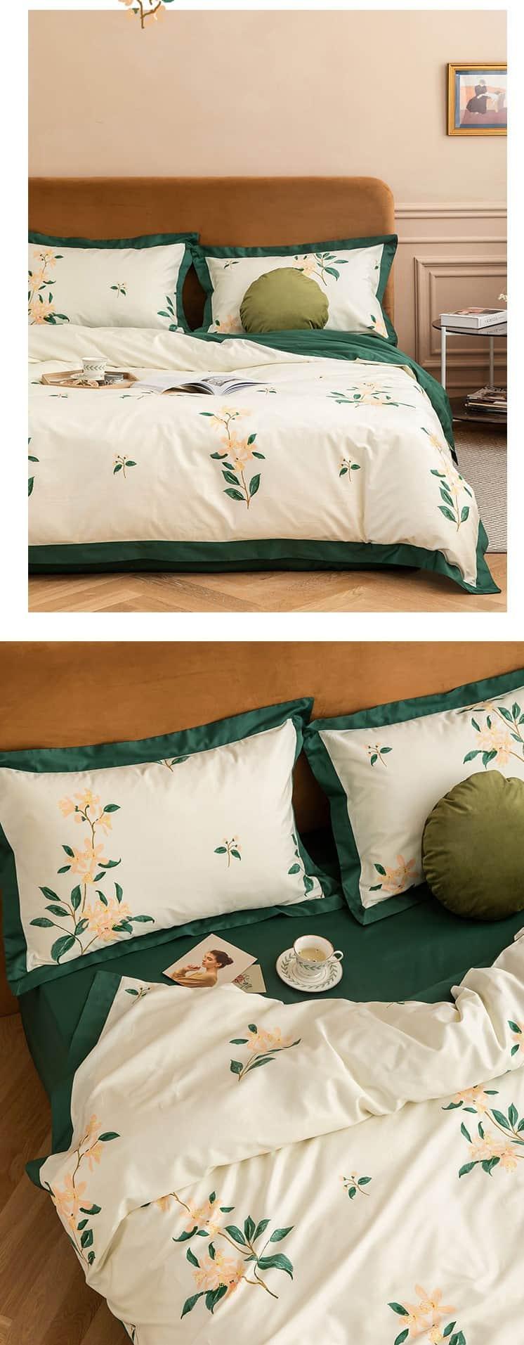 Bộ chăn ga gối họa tiết hiện đại sang trọng MM4486A 6