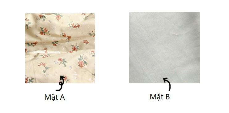 Bộ chăn ga gối họa tiết hoa đỏ thanh lịch MM4821 4