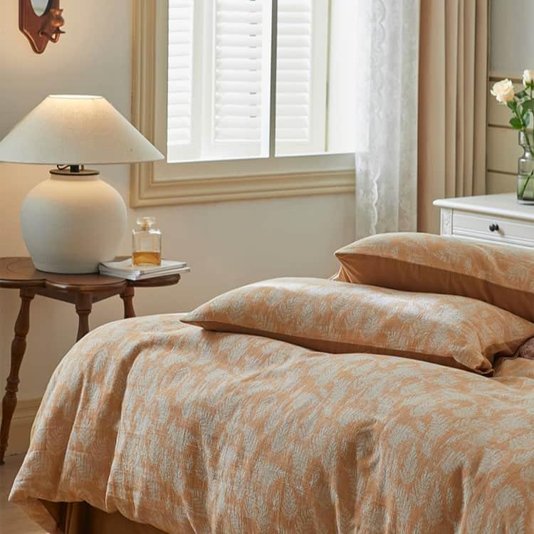 Bộ chăn ga gối họa tiết lá dương xỉ MM9528B 11 Bộ chăn ga gối họa tiết lá dương xỉ MM9528B 13