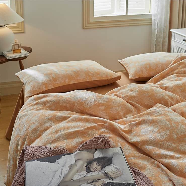 Bộ chăn ga gối họa tiết lá dương xỉ MM9528B 10 Bộ chăn ga gối họa tiết lá dương xỉ MM9528B 12