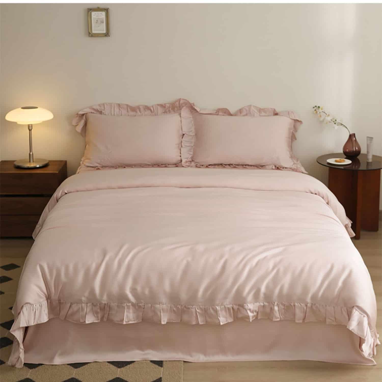 Bộ chăn ga gối màu tinh khiết sang trọng MM1529 4