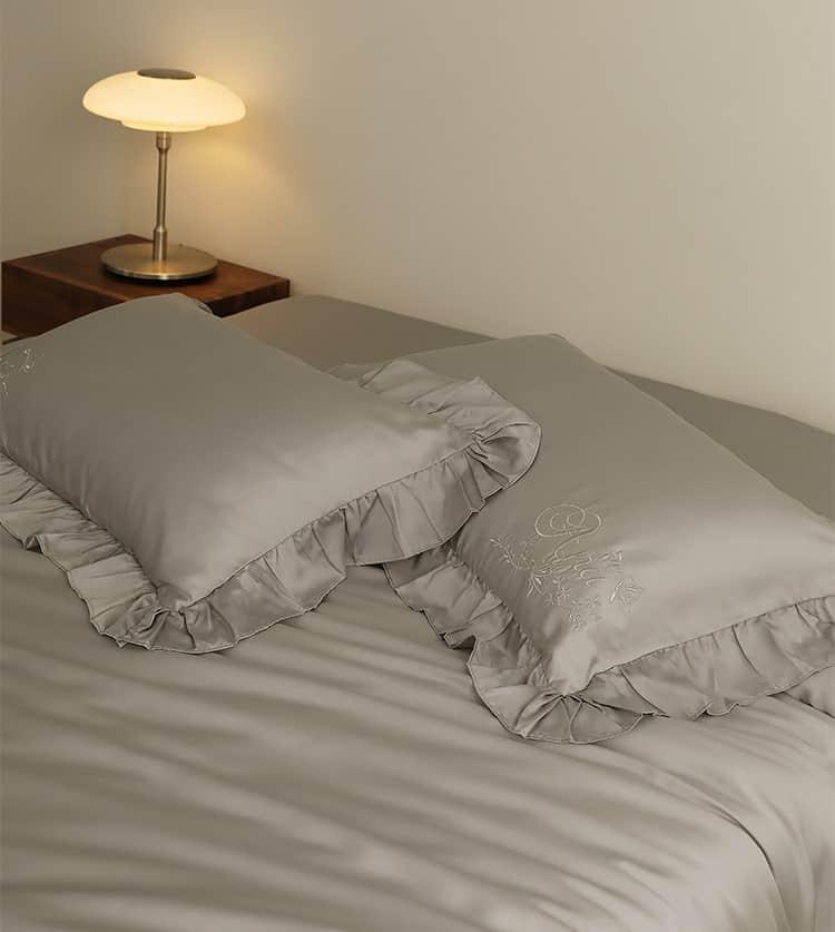 Bộ chăn ga gối màu tinh khiết sang trọng MM1529 10