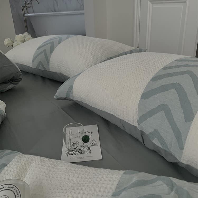 Bộ chăn ga gối sáp mềm phong cách Bắc Âu MM6017 12 Bộ chăn ga gối sáp mềm phong cách Bắc Âu MM6017 15