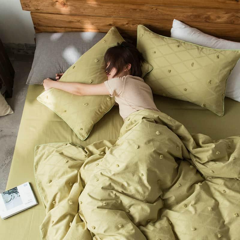 Bộ chăn ga gối tua rua phong cách Bắc Âu ZH8386 13