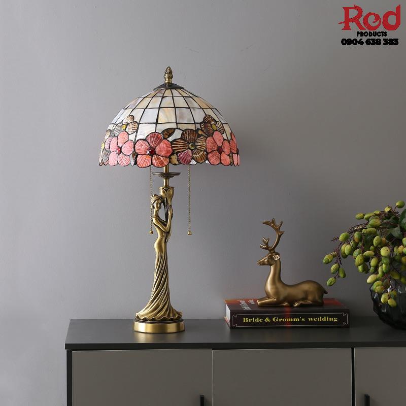 Đèn bàn decor bằng đồng hình thiếu nữ sang trọng MT185 9