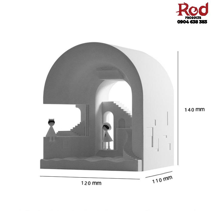 Đèn bàn xi măng decor cung điện độc đáo XYD671 6