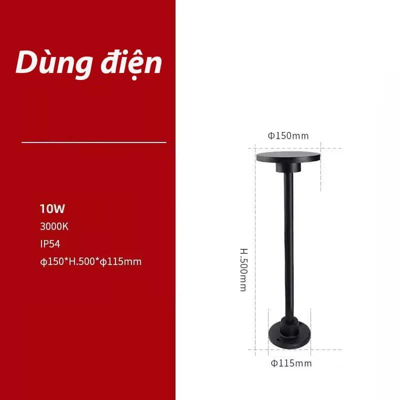 Đèn cắm cỏ cảnh quan năng lượng mặt trời QD0031 9