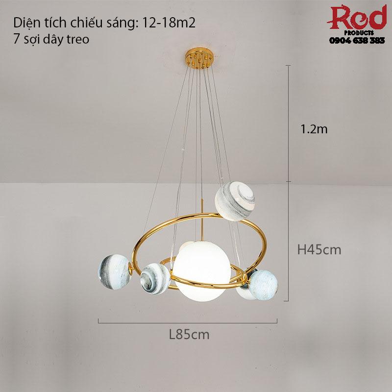 Đèn chùm thủy tinh trang trí hệ mặt trời DL4548 11