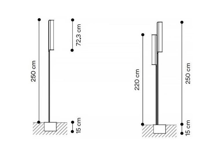 Đèn cột tích hợp hai bóng chiếu sáng sân cỏ C0009 12