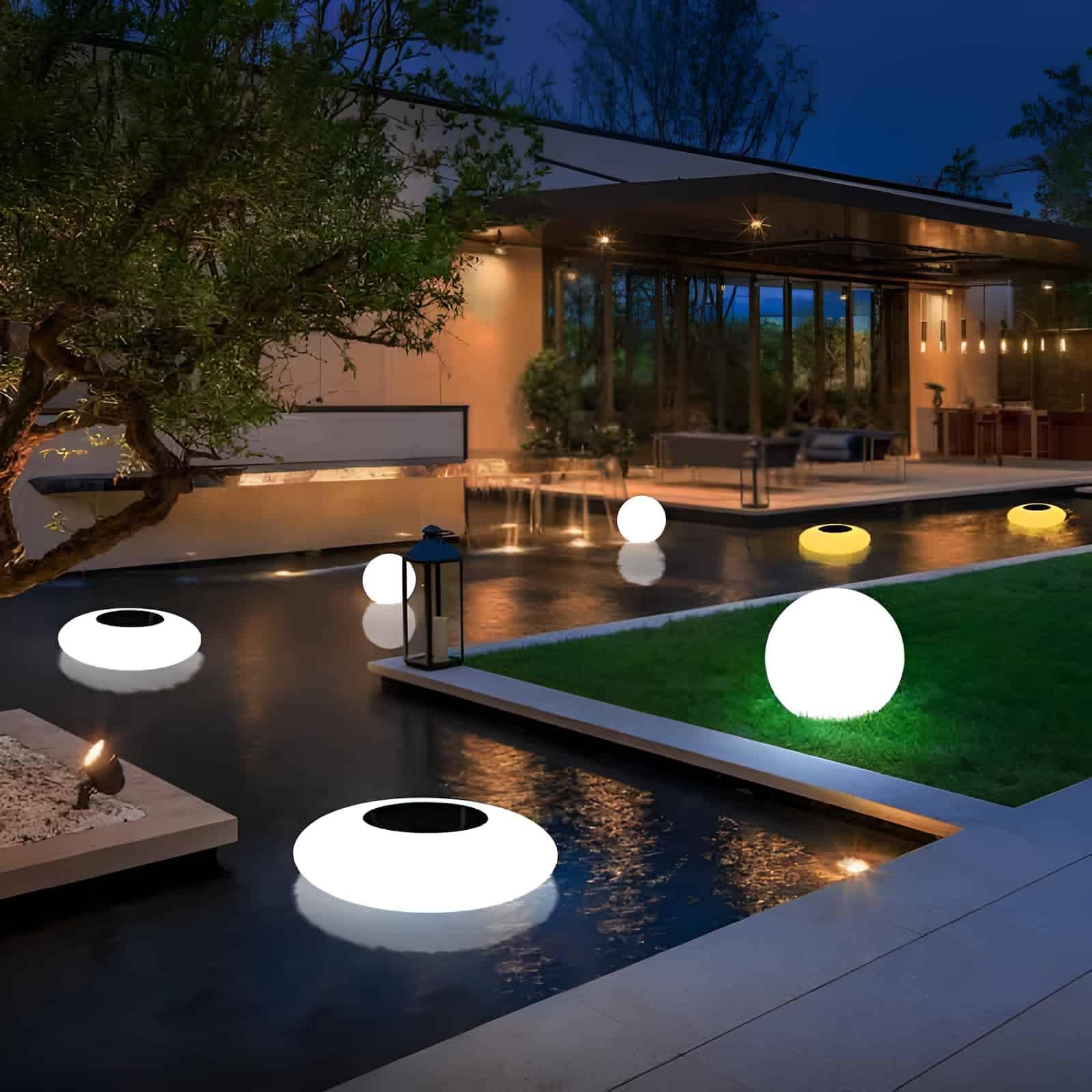 Đèn led thả nước sân vườn năng lượng mặt trời DG708 6