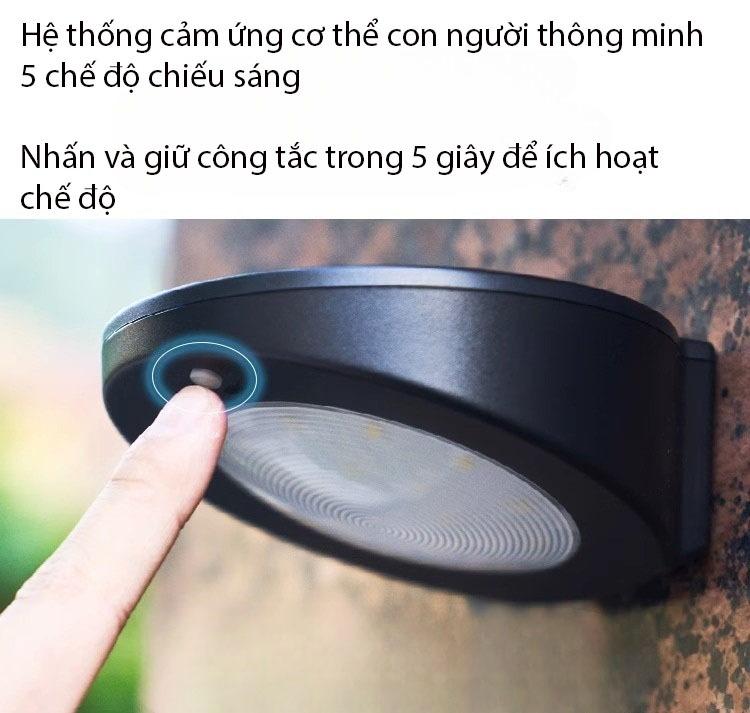 Đèn gắn tường cảm biến cơ thể chống nước AL6484 13