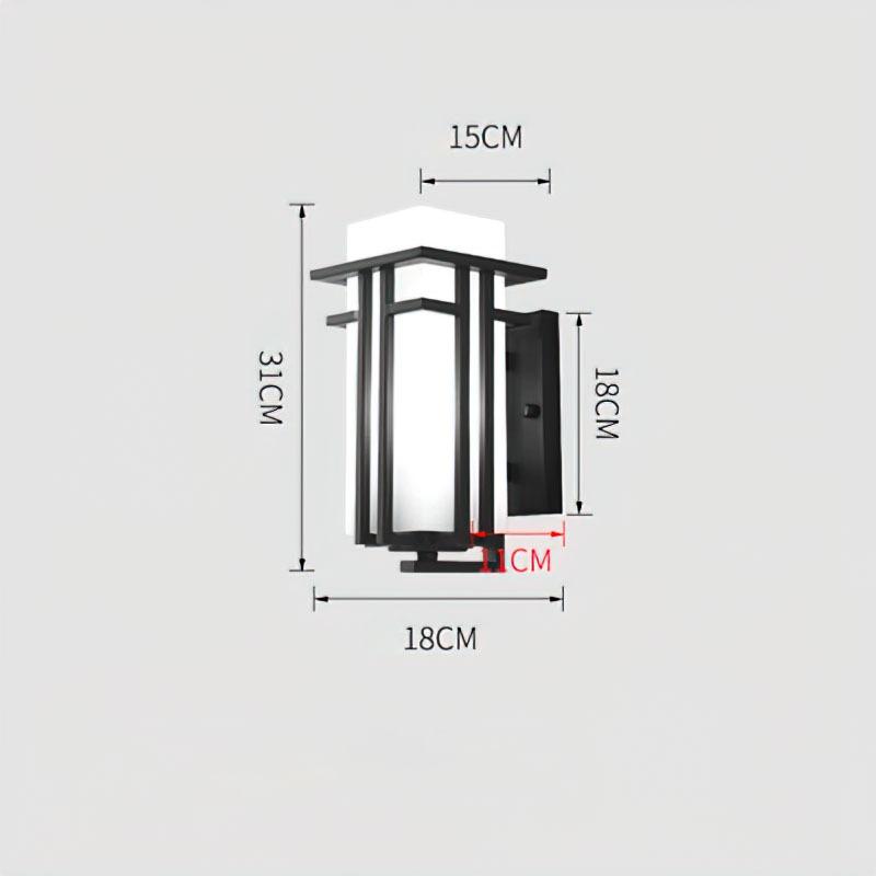 Đèn trang trí ban công hiện đại tối giản W6067 9