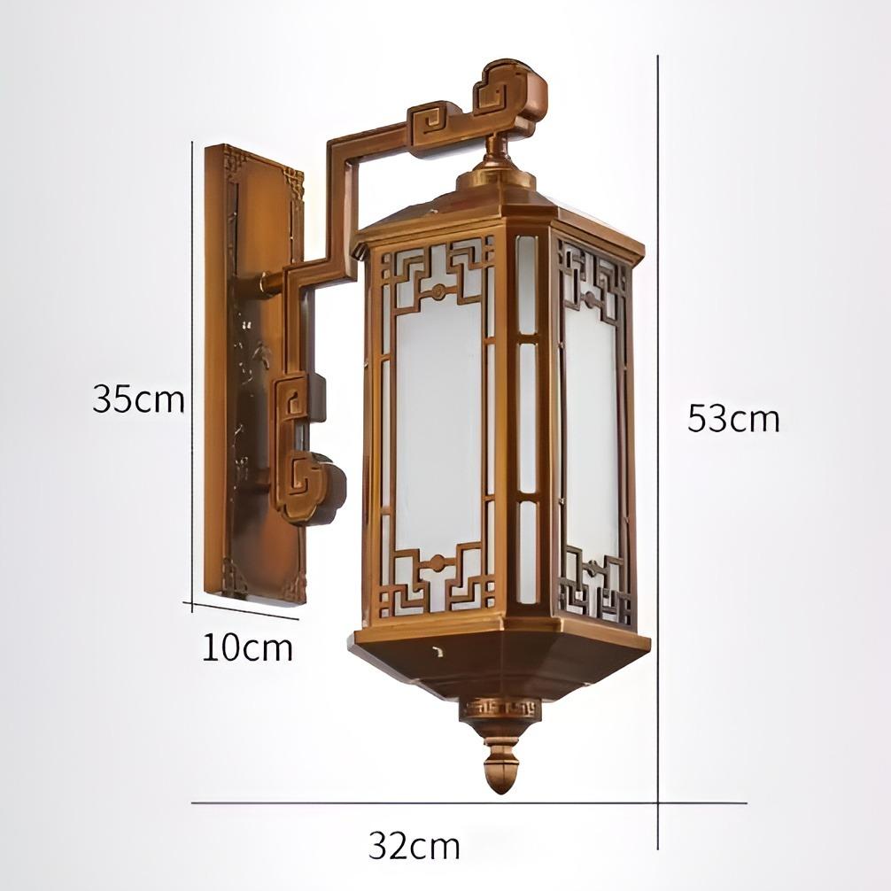 Đèn gắn tường kiểu cổ trang trí ngoại thất YD392 18