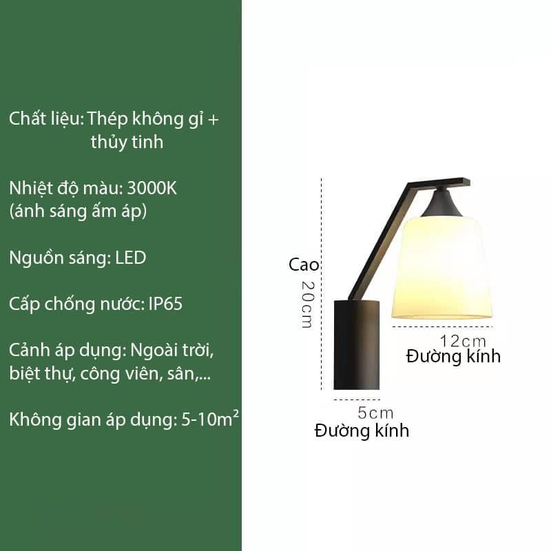 Đèn gắn tường trang trí phong cảnh sân vườn JM2102 8