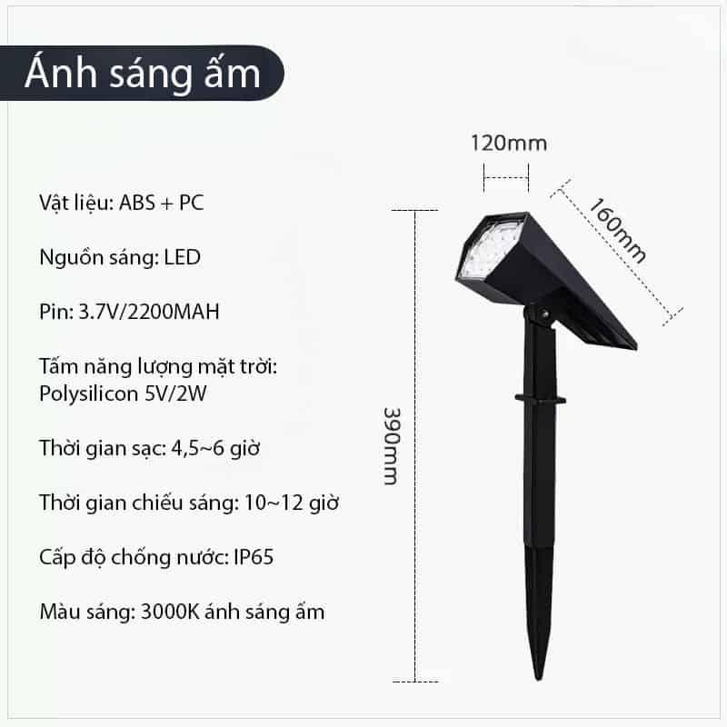 Đèn led chiếu rọi cây cảnh sân vườn HDL2251 23