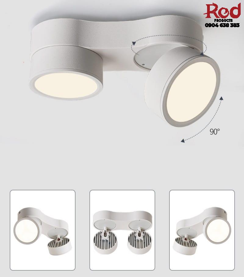 Đèn led ốp trần gập góc 90 xoay 350 độ tiện lợi SZ6216 7