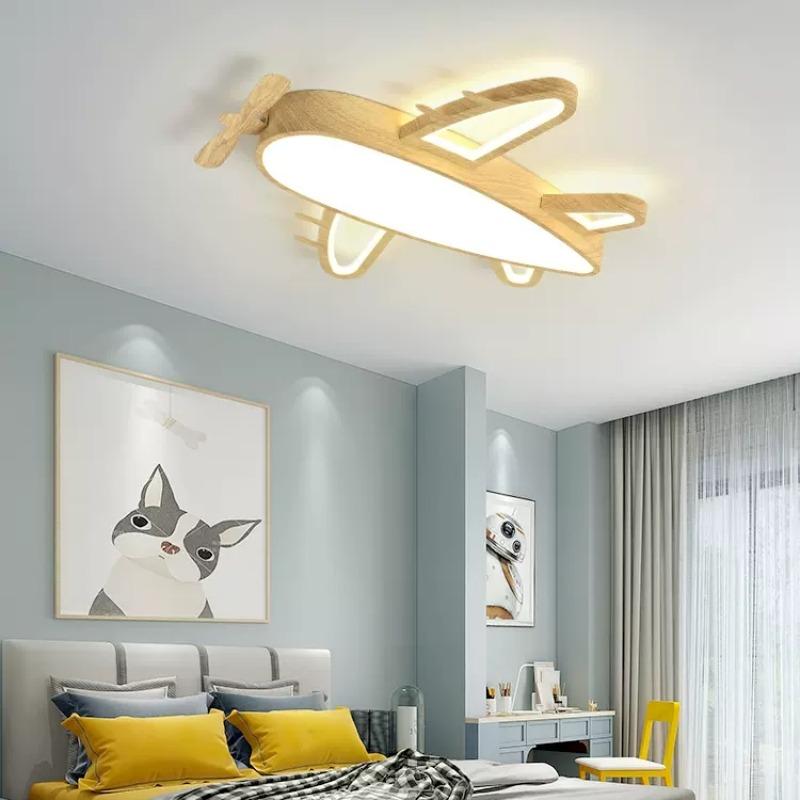 Đèn led ốp trần máy bay trang trí phòng ngủ X1746 5