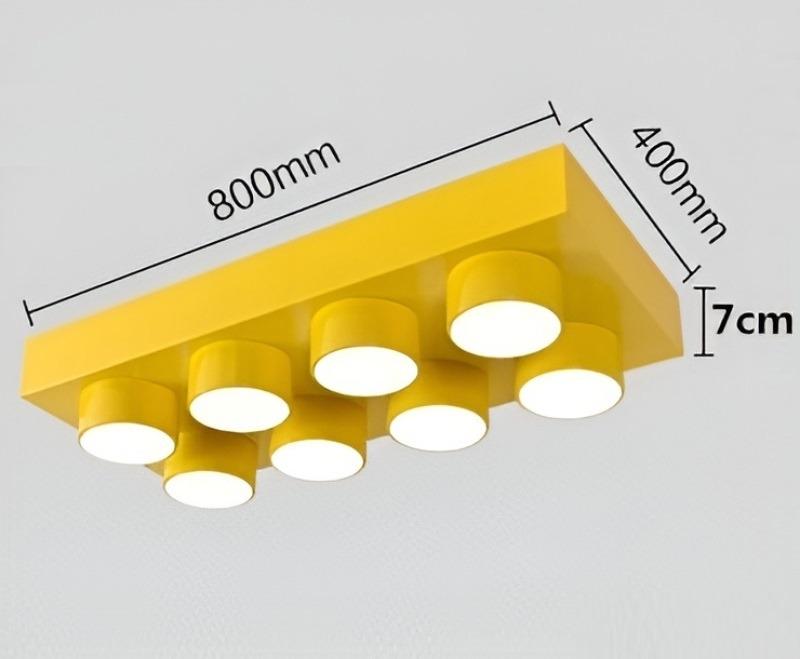 Đèn LED ốp trần trang trí nhà trẻ style LEGO CC0854 16