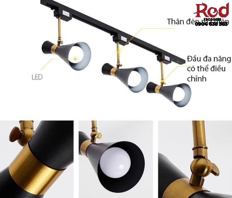 Đèn LED ray phòng khách hình chiếc loa sáng tạo GDX001 10