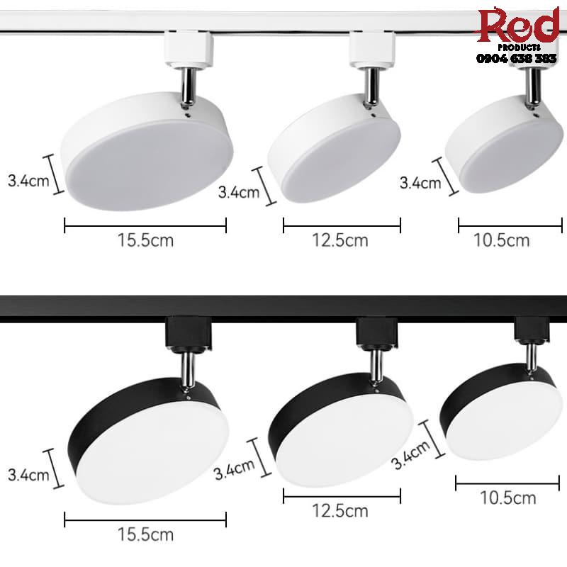 Đèn LED rọi ray trượt xoay 360 độ tối giản ZLA4921 9