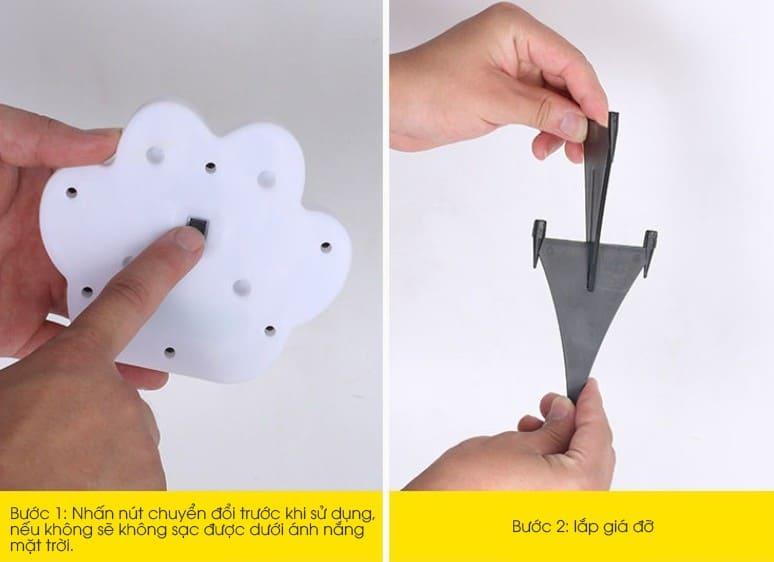 Đèn led trang trí lối đi năng lượng mặt trời PD3442 18