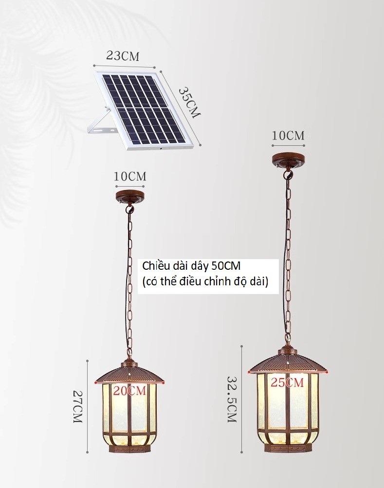 Đèn lồng thả chống nước năng lượng mặt trời TT6026 10