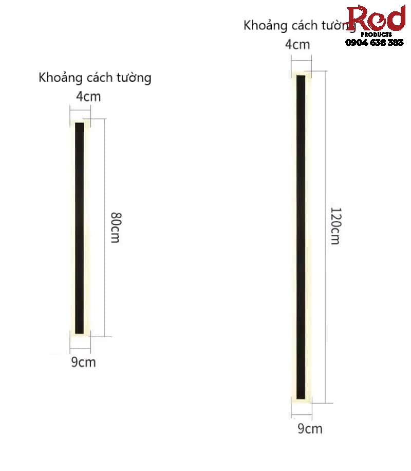 Đèn ốp trần lối đi hành lang thanh chữ nhật dài HH7196 15