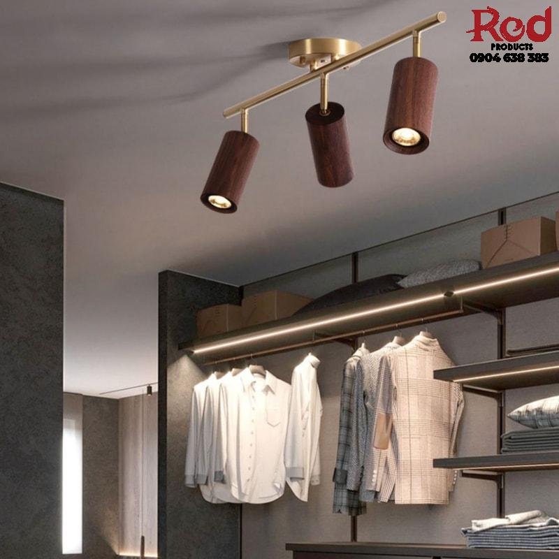 Đèn rọi decor phòng trưng bày bằng gỗ tiện dụng CH0451 6