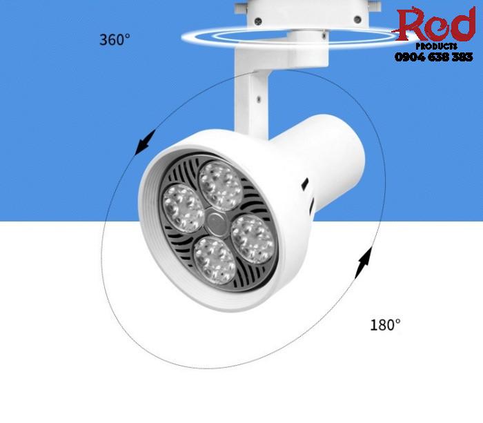 Đèn rọi ray phòng trưng bày xoay 360 độ SXD005 3