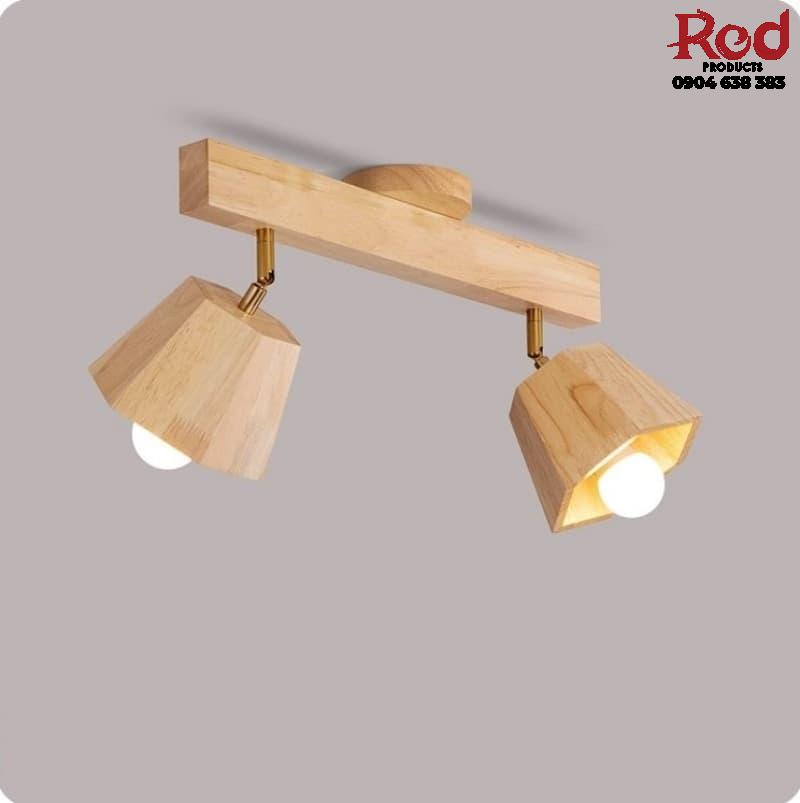 Đèn rọi ray trượt bằng gỗ phong cách Nhật ZS3649 8