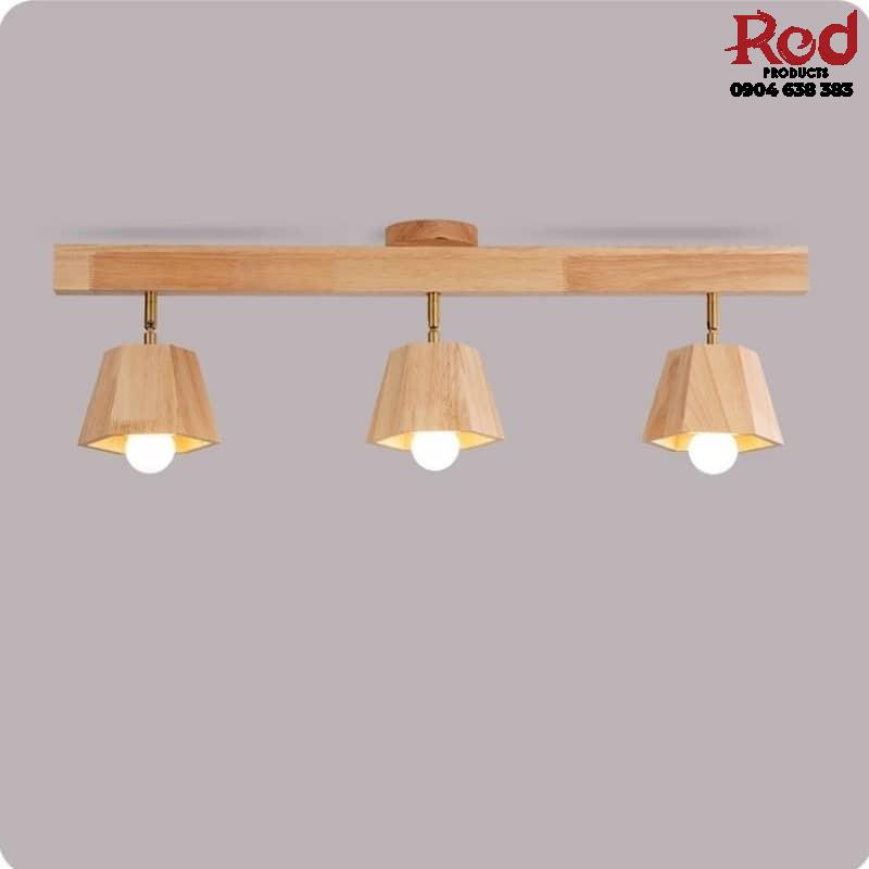 Đèn rọi ray trượt bằng gỗ phong cách Nhật ZS3649 9