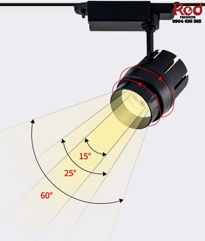 Đèn rọi ray trượt spotlight showroom xoay 360 độ XY001 9