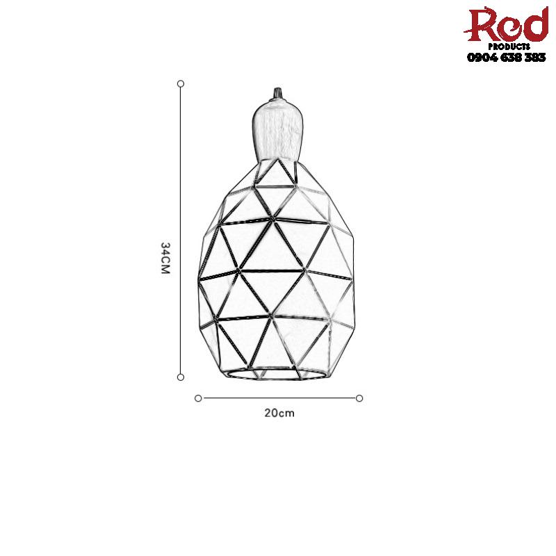 Đèn thả decor thép cao cấp hình học độc đáo HL0197 12