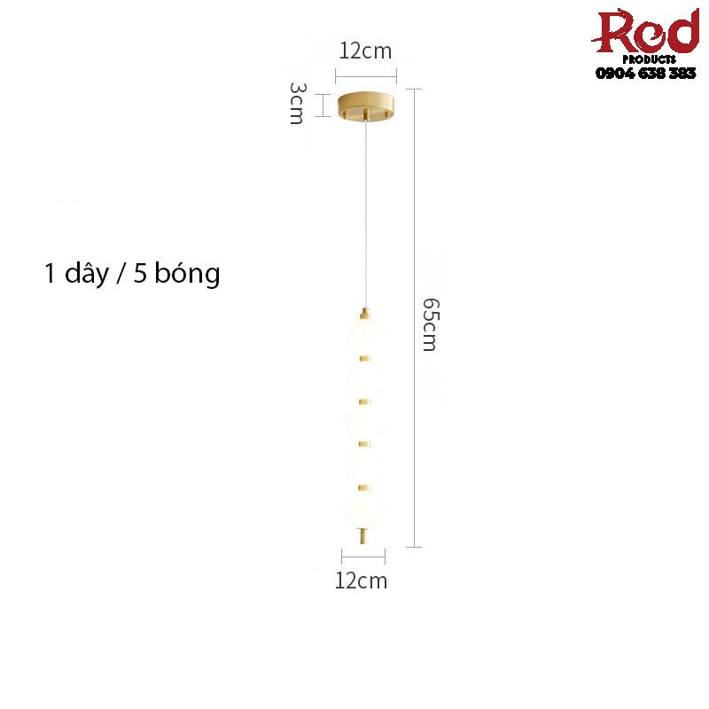 Đèn thả trần Châu Âu hình quả cầu đơn giản ZC8506 13