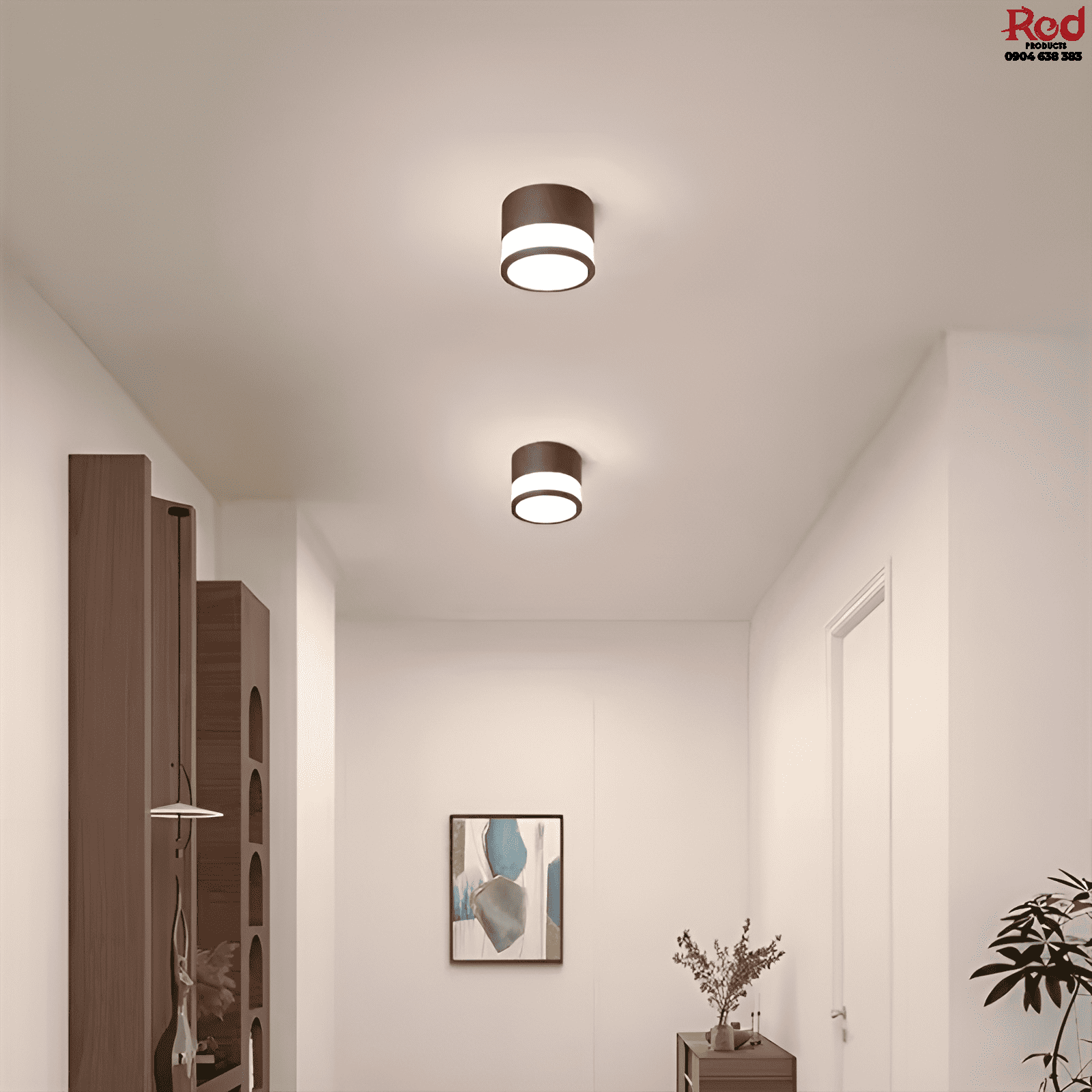 Đèn trần downlight phong cách đơn giản hiện đại QY9317 7