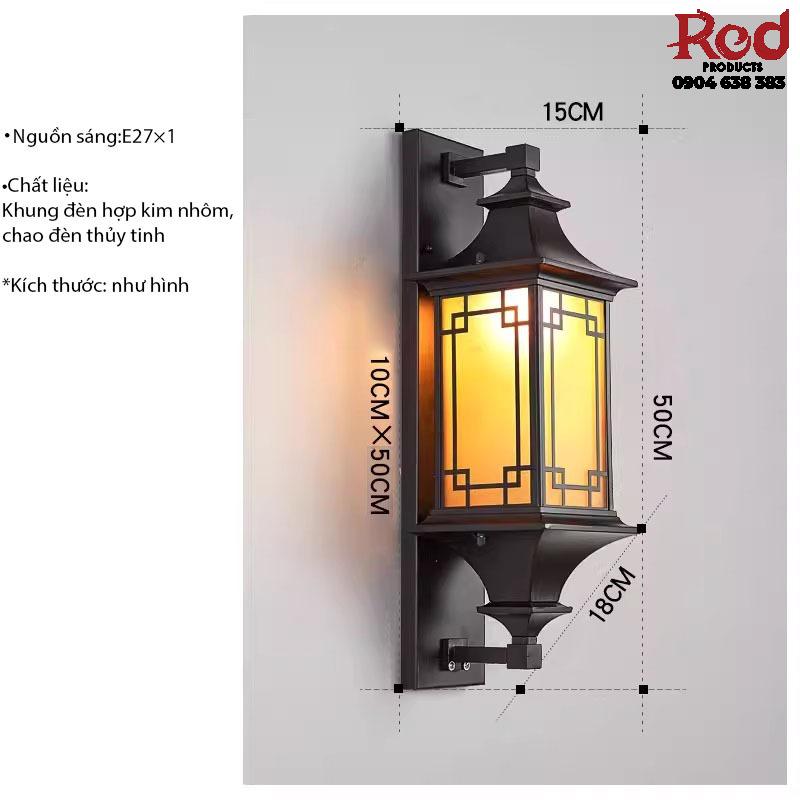 Đèn trang trí gắn tường tân cổ điển decor sân vườn BA6355 10