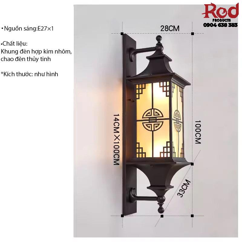 Đèn trang trí gắn tường tân cổ điển decor sân vườn BA6355 11