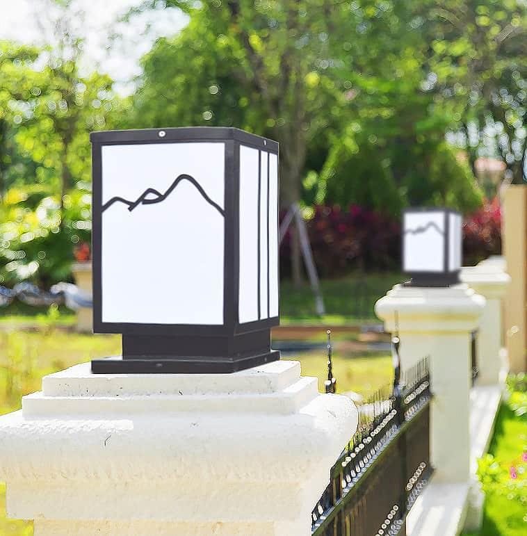 Đèn trụ năng lượng mặt trời cho sân vườn AL6697 1 Đèn trụ năng lượng mặt trời cho sân vườn AL6697 8