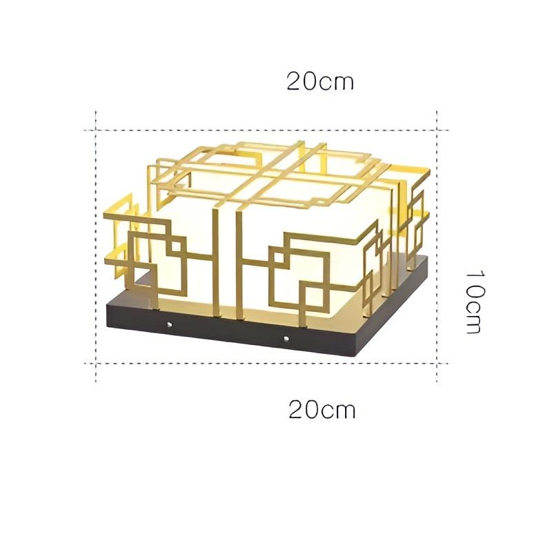 Đèn trụ tân cổ điển trang trí vườn ngoài trời CP3048 12