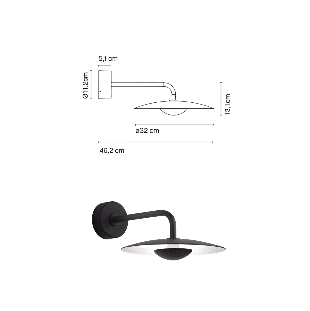 Đèn tường ban công ngoài trời hiện đại G10018 11