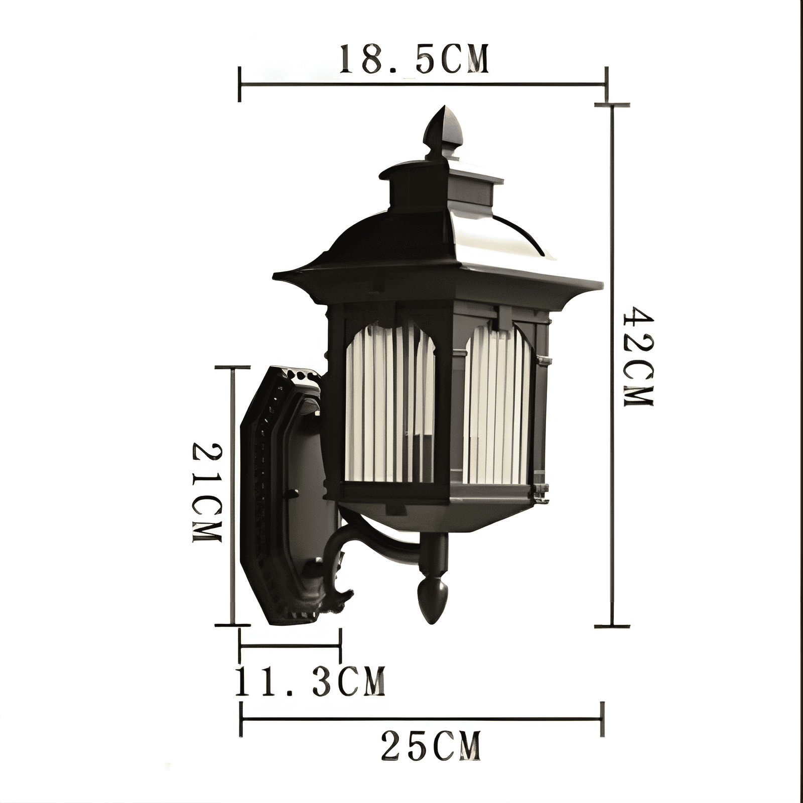 Đèn tường kiểu retro chống thấm nước SY159 12