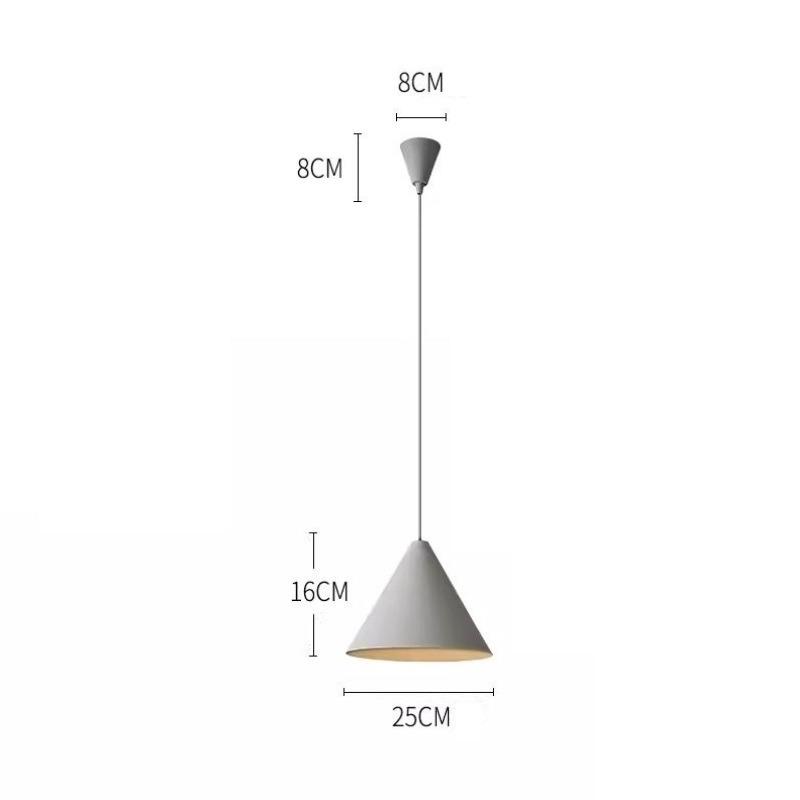 Đèn xi măng thả trần hình nón hiện đại tối giản DH8666 9