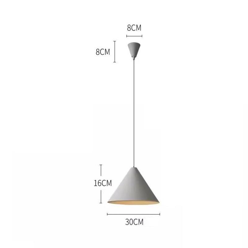 Đèn xi măng thả trần hình nón hiện đại tối giản DH8666 10