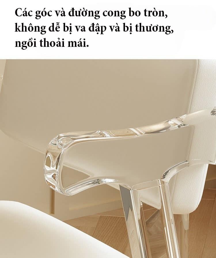 Ghế Acrylic trong suốt dành cho bàn ăn bàn cafe C021 10